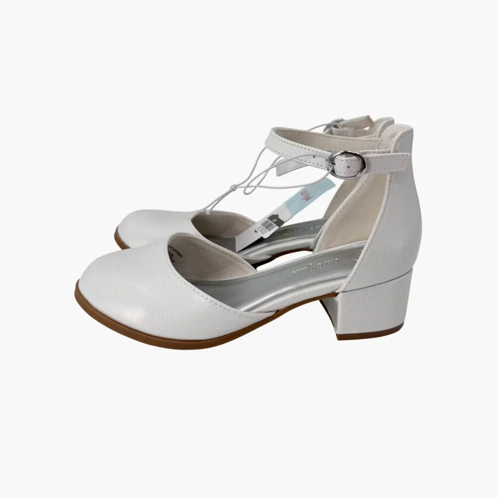 NEW Art Class Kids' Hazel Dress Heels - White - Size 13